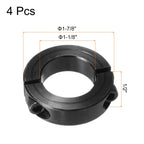 MECCANIXITY Shaft Collar 1 1/8" Bore Double Split Clamping Collar