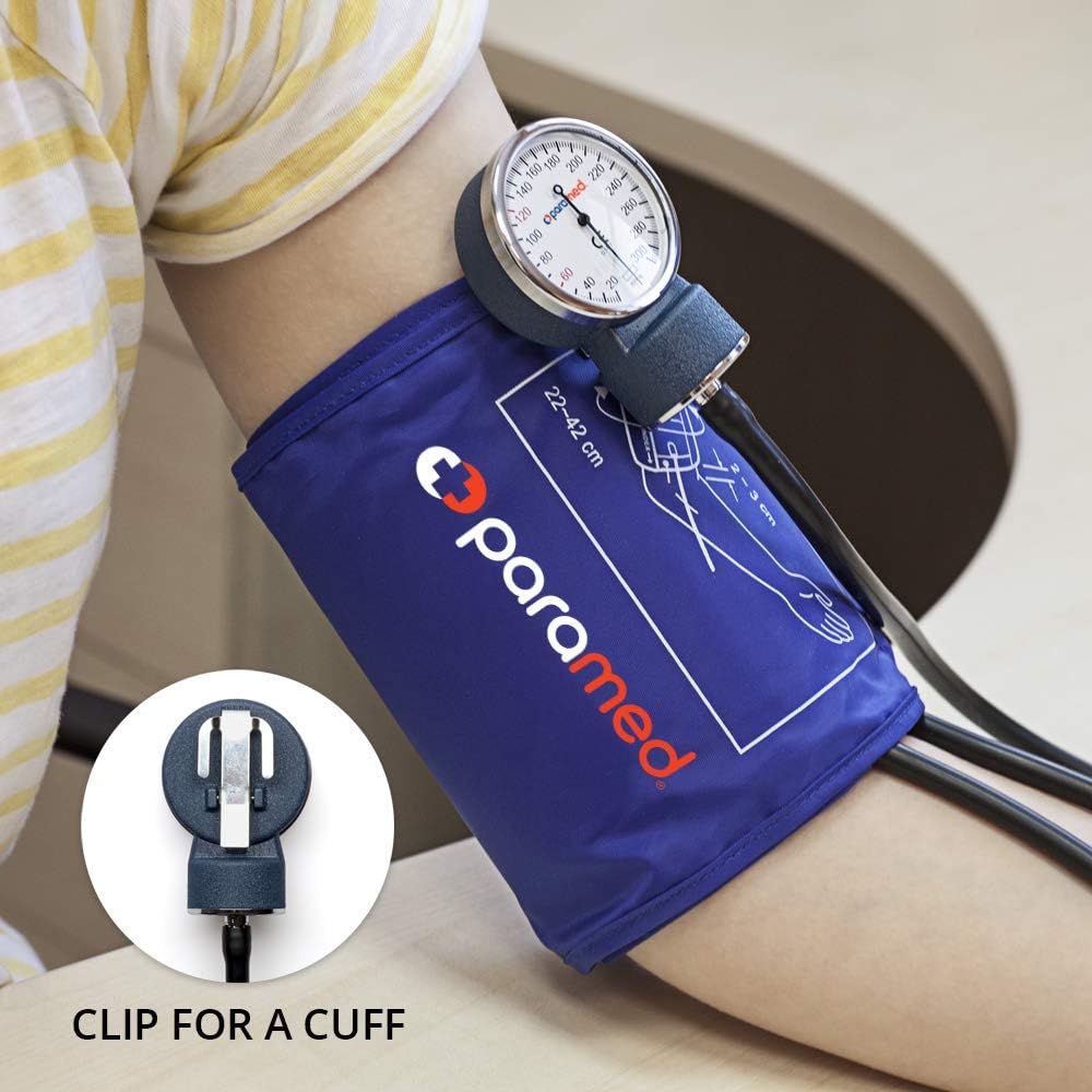 Aneroid Sphygmomanometer – Manual Blood Pressure Cuff with Universal Cuff 8.7-16.5" and D-Ring – Carrying Case in the