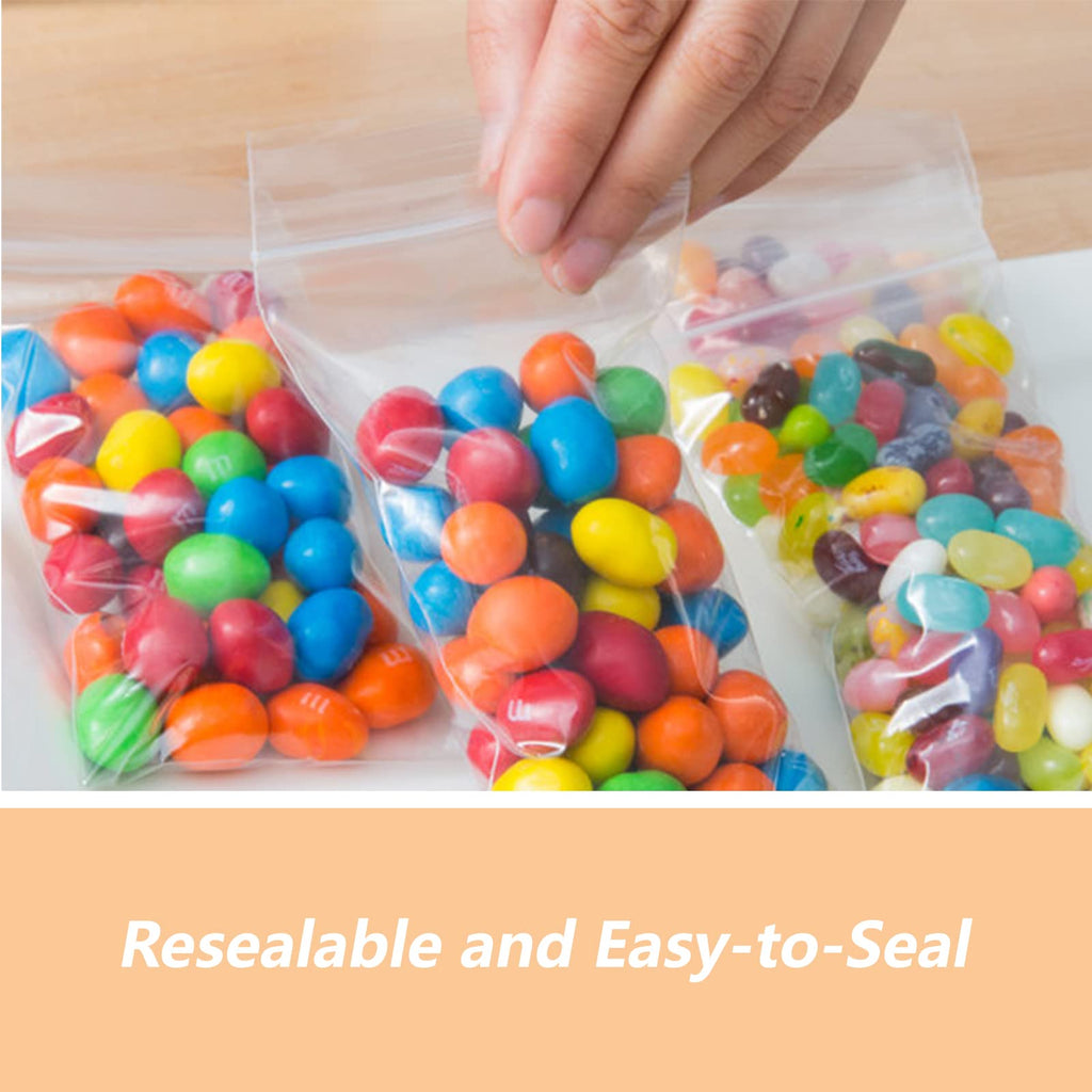 14" x 20" (200 Count) Resealable Zip Plastic Poly Bags
