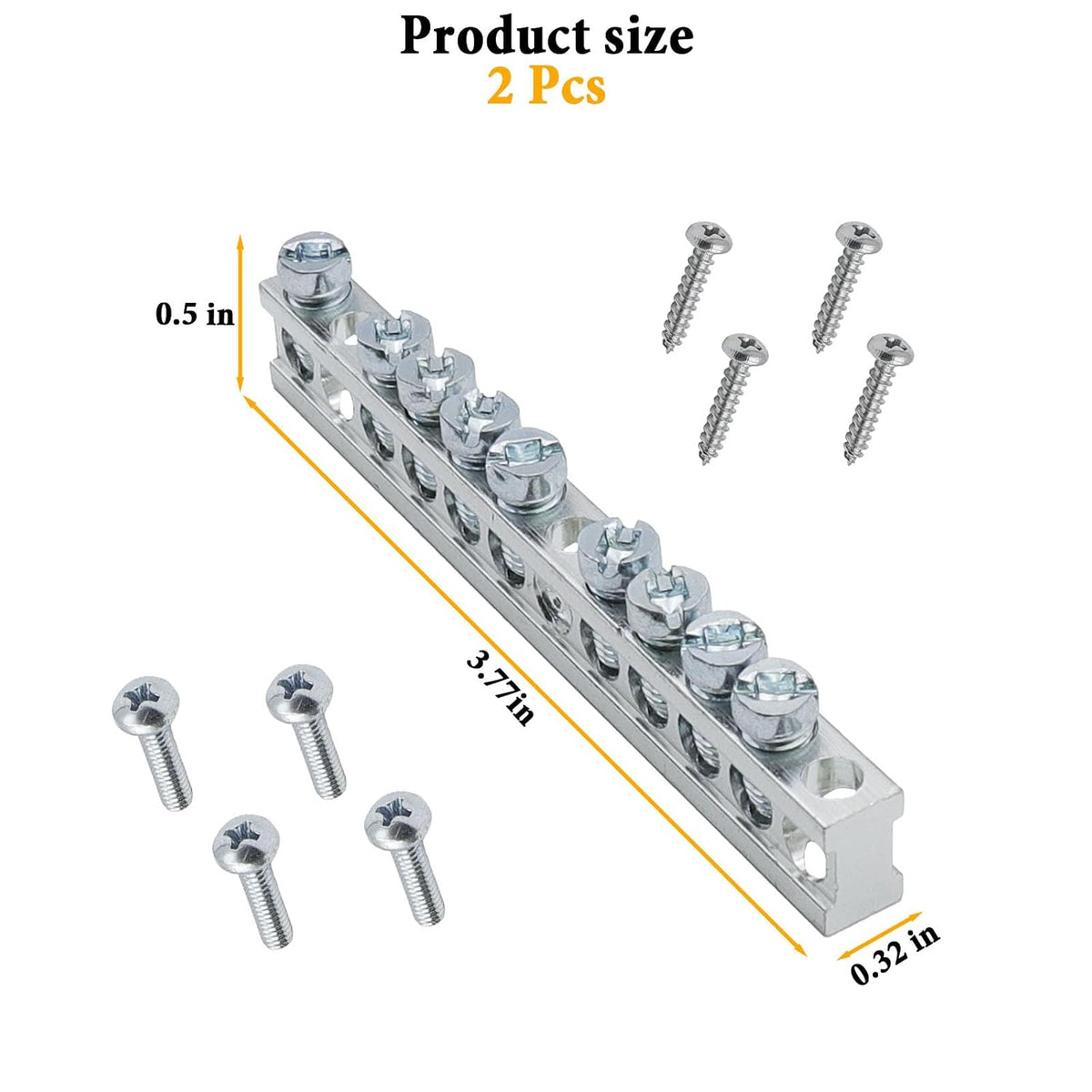 Ground Bar Kit for Square D 2 Pack