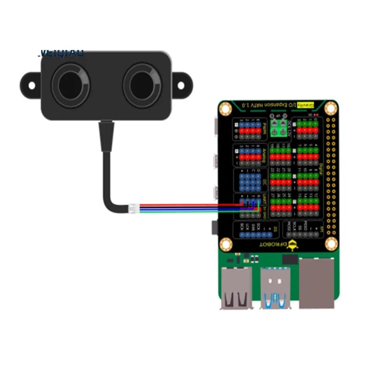 Y8luya0 A02YYUW Waterproof ultrasonic Sensor