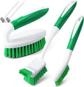 Cleaning Brush Set for Household Use, Scrub Brush, Kitchen Brush, Tile Lines Brush for Bathroom, Floor, Tub, Shower