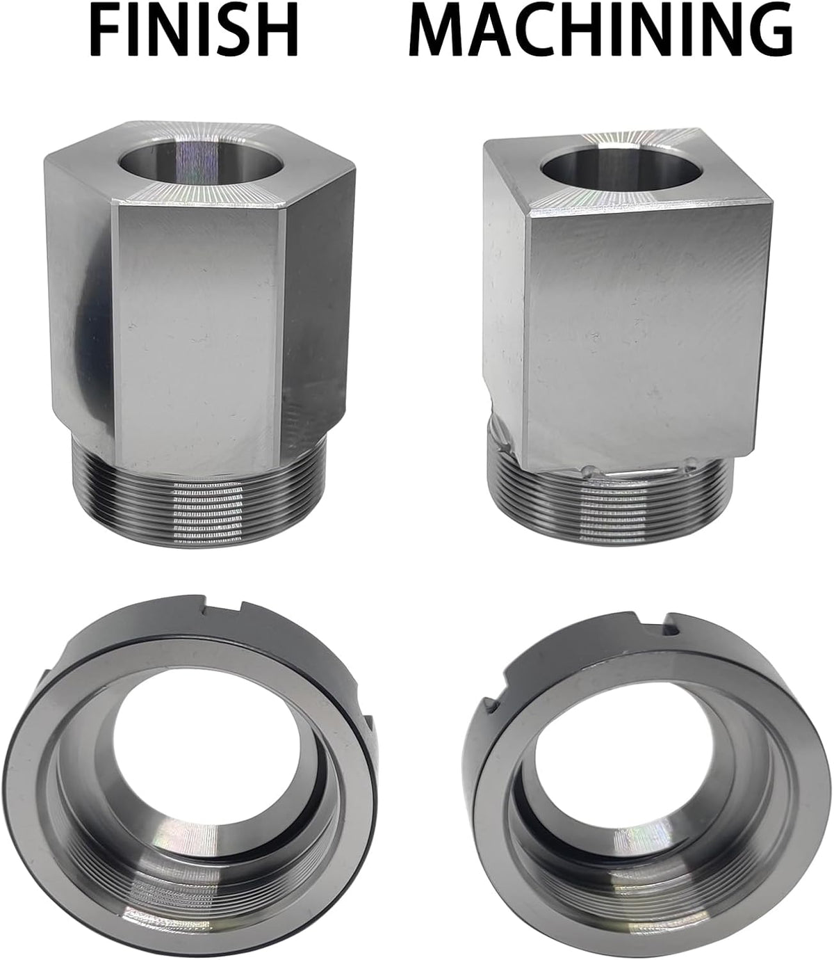 ER40 Collet Block Set, Square and Hex Collet Chucks Block