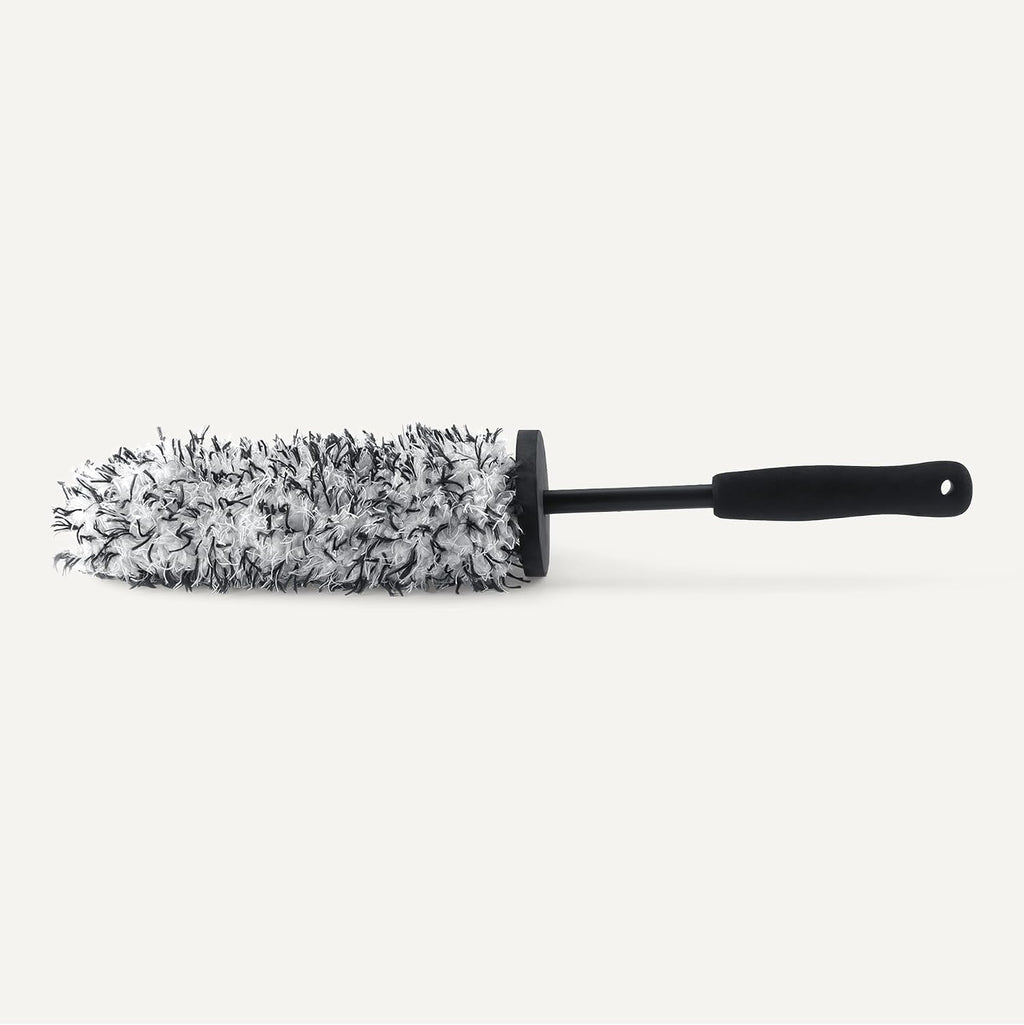Microfiber Wheel Cleaner Brush, for Rim Cleaning and Car Detailing, 16.54" Length, Gray