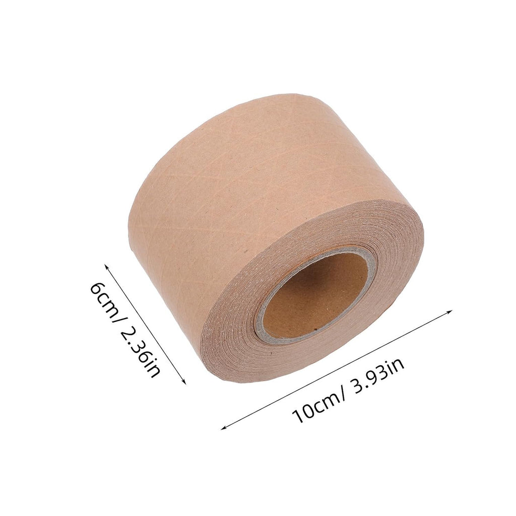 2 Rolls Kraft Paper Tape, Water Activated Heavy Duty Carton Sealing