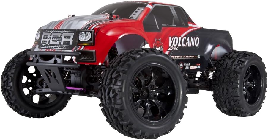 Volcano EPX 1/10 Scale Electric RC Monster Truck – 4WD RC Truck with 2.4GHz Radio, Waterproof Electronics, 19T
