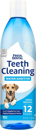 Naturél Promise Fresh Dental Breath Freshener & Teeth Cleaning Water Additive for Dogs, 18 oz Bottle
