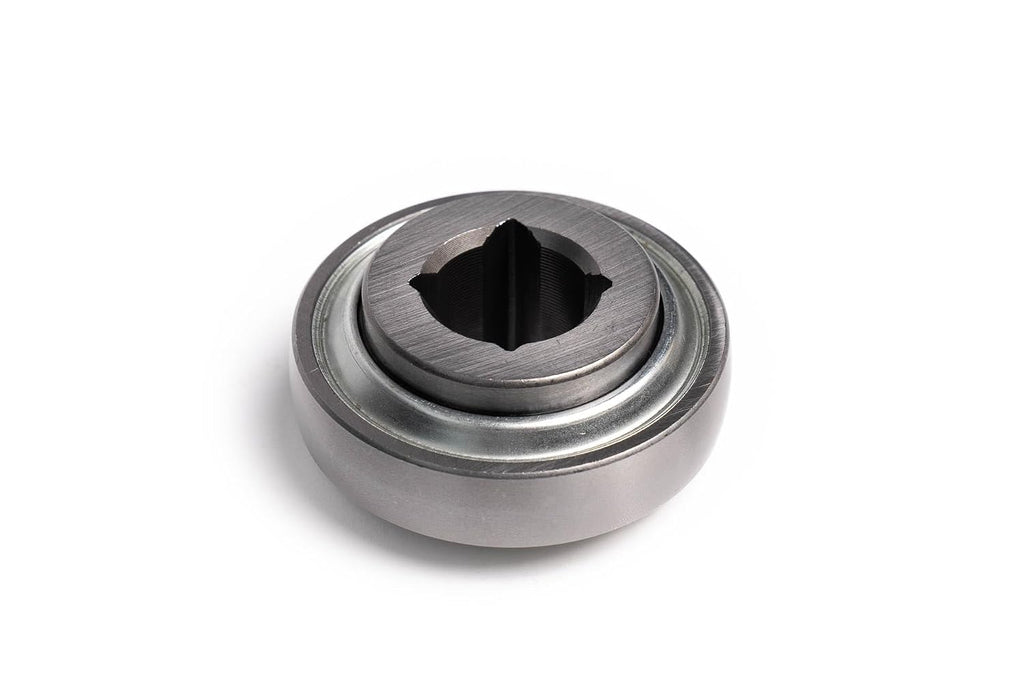 Peer Bearing W208PPB6 Agriculture Heavy Duty Disc Harrow Bearing, Square Bore, Non-Relubricable, Two Triple Lip Seals, 1" ID, 3.1496" Spherical OD, 0.7090" Inner Ring Width, 1.4380" Outer Ring Width