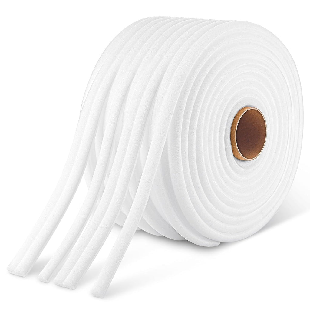 1 Roll 1/2 Inch x 54 Yards White Automotive Foam Tape