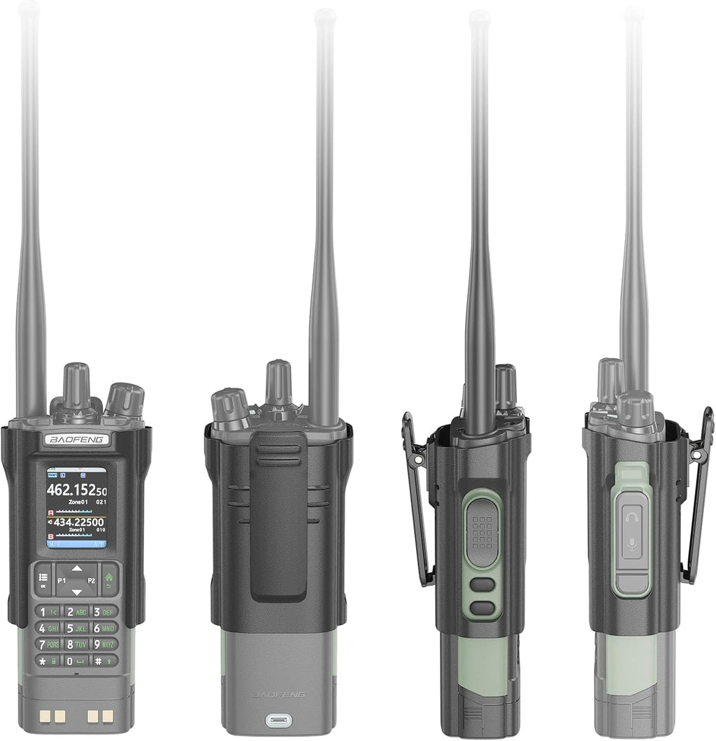 DM32 UV32 Radio Holster for Duty Belt Portable walkie Talkie Case Plastics Walkie Talkie Clip Holster Compatible with