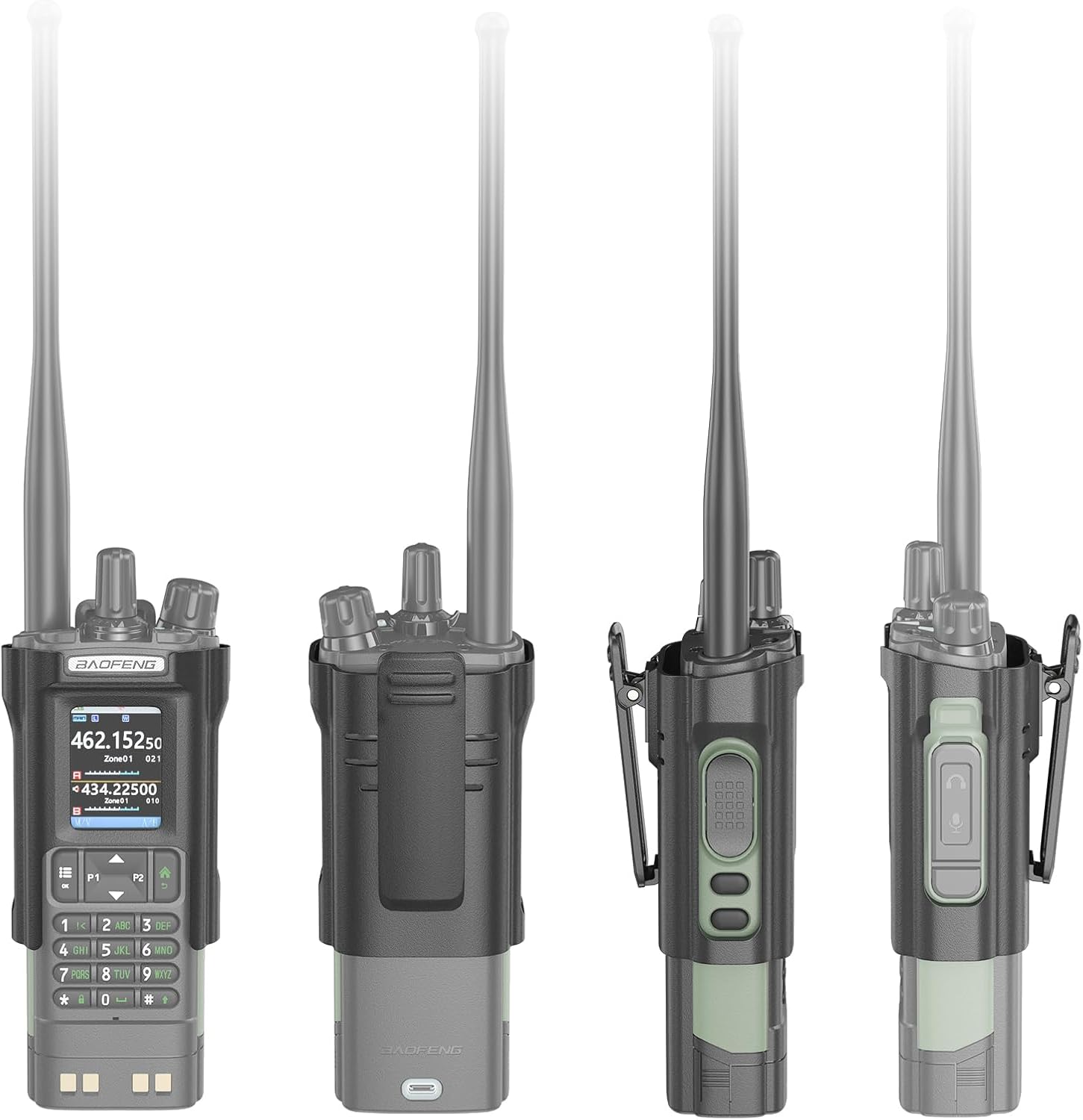 DM32 UV32 Radio Holster for Duty Belt Portable walkie Talkie Case Plastics Walkie Talkie Clip Holster Compatible with