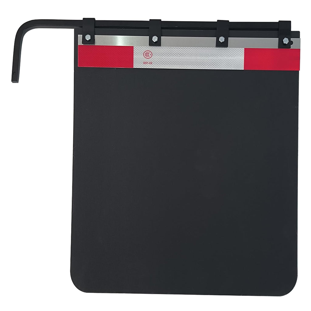 24x30 Mud Flaps and Mudflap Reflector for Semi Trucks Dually Dump, 2 Pack
