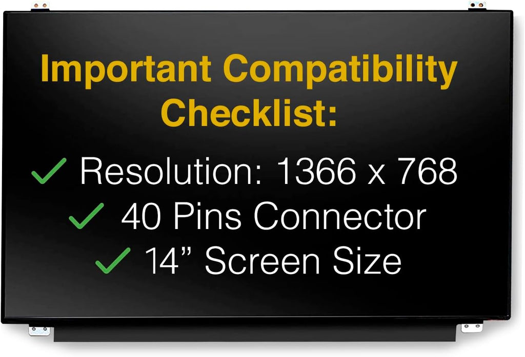 Screen for Lenovo THINKPAD T430 2342-7NU 40 Pins HD 1366x768 Glossy