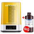 Wash and Cure 3 Station and Upgraded 8K 3D Printer Resin (HD Grey, 1KG)