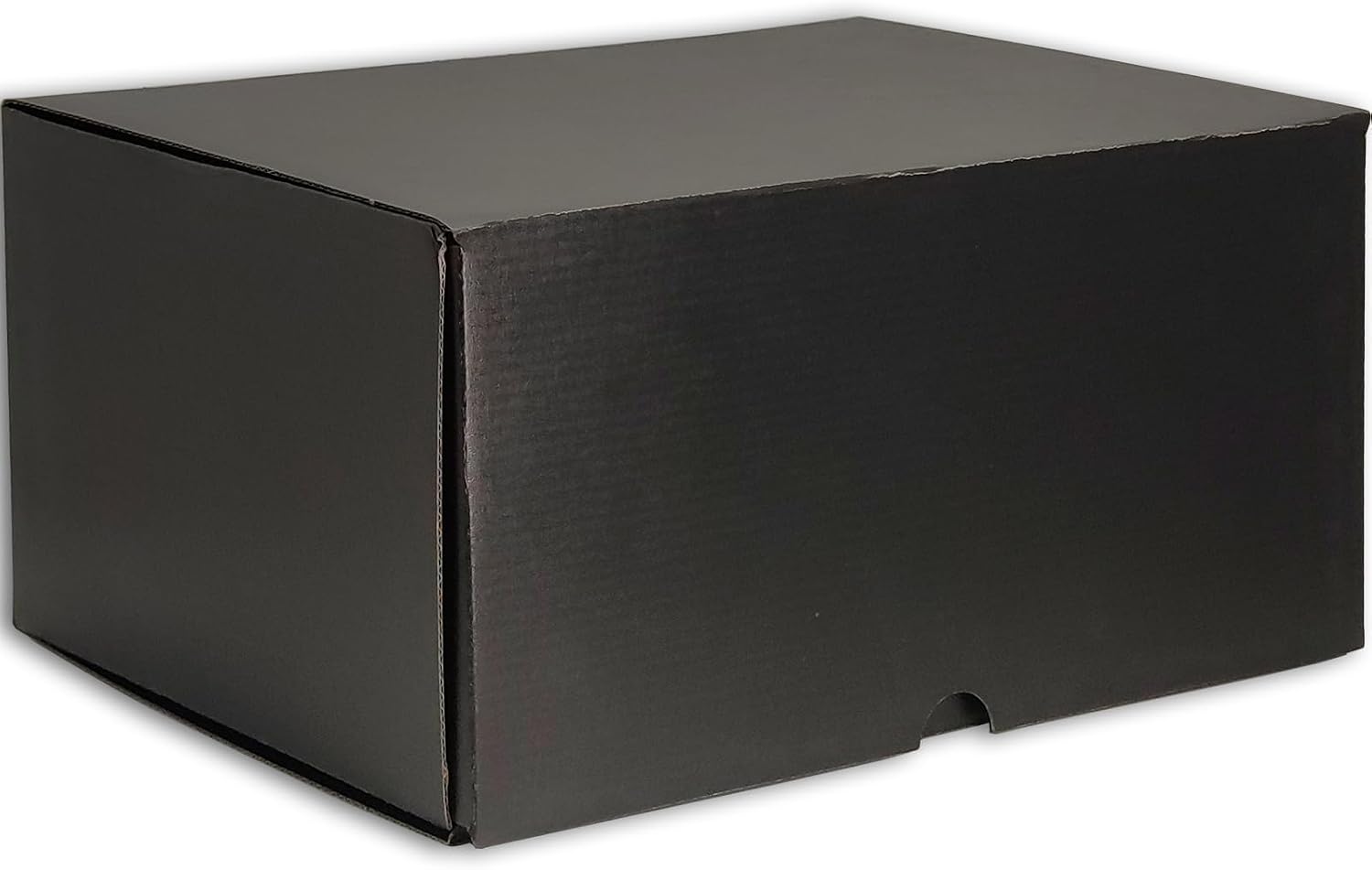 12x8x6 Shipping Boxes Black Mailer Corrugated Cardboard Box Set of 15