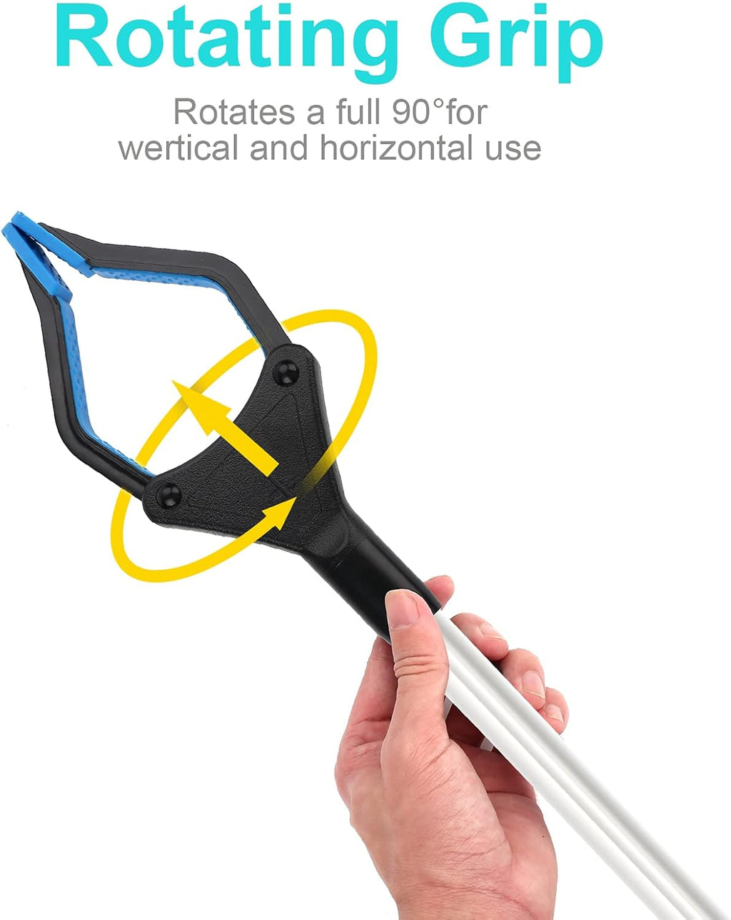 Grabber Reacher Tool, 32" Grabbers for Elderly, Lightweight Extra Long Handy Trash Claw Grabber, Mobility Aid