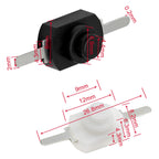Litoexpe 50Pcs Self-Lock Push Button Switch 25B+25W