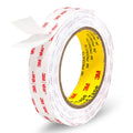 Double Sided Tape Heavy Duty for Walls, Removable mounting Tape 1in X 9.85ft, Strong Adhesive Foam Tape for Carpet