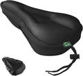 Bike Seat Cushion - Gel Padded Bike Seat Cover for Men Women Comfort, Extra Soft Exercise Bicycle Seat Compatible