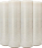 Clear 90 Gauge Stretch Wrap 18''X1500' Per Roll-4 Rolls Included