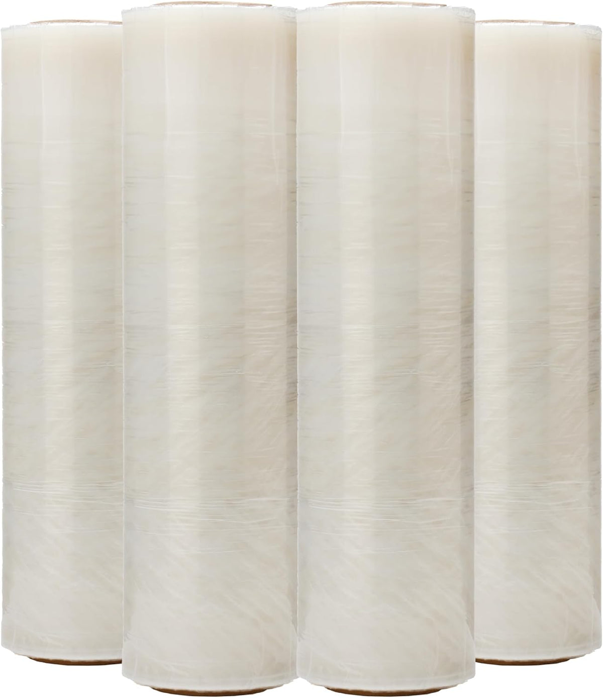 Clear 90 Gauge Stretch Wrap 18''X1500' Per Roll-4 Rolls Included