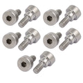 uxcell 10pcs 304 Stainless Steel Hex Socket Shoulder Bolt 6mm Shoulder Dia 3mm Shoulder Length M4 Thread