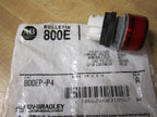 Allen Bradley 800EP-P4 Pilot Light 800EPP4 Series A Red