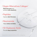 Original Collagen Mask, Hydrogel Face Mask, Vegan, 4EA