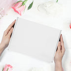 6 Pack 12x9x3 Shipping Boxes, White Corrugated Cardboard Boxes for Packaging Small Business, Moving, Shipping