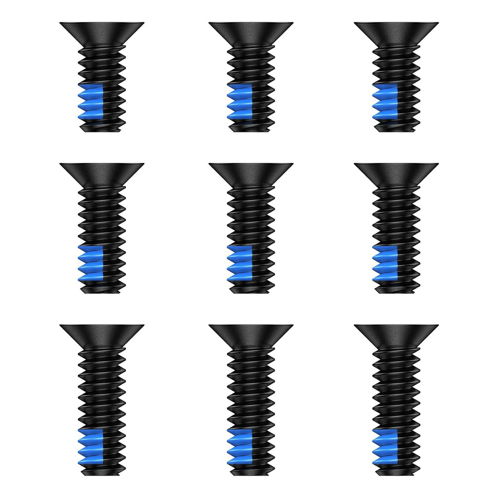Red Dot Screw Kit 9 Pcs #6-32 Screw Diameter 7mm Includes 9.5mm/11mm/12.5mm