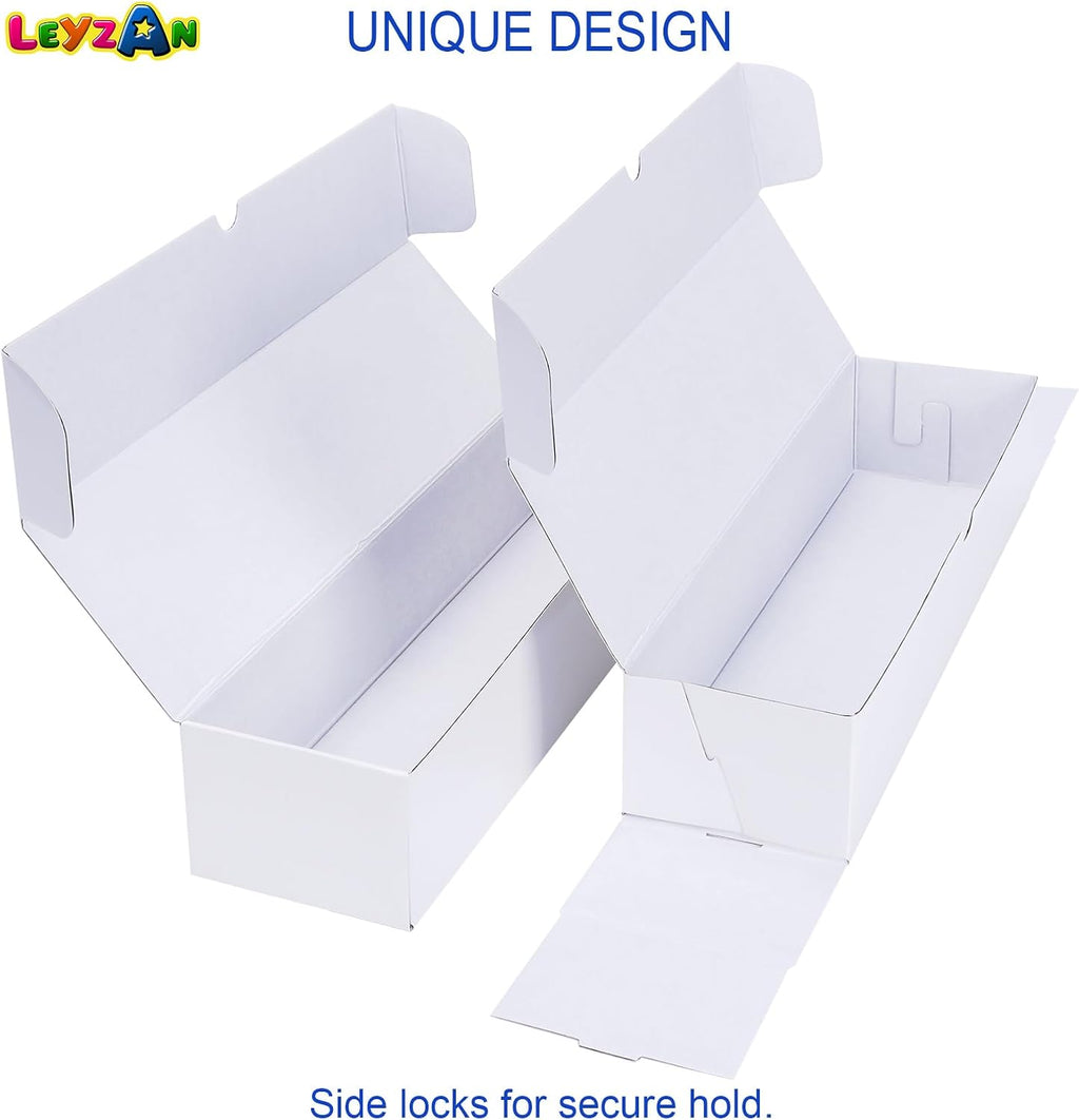 Trading Card Storage Box, 8-Pack 1000 Count Cardboard TCG & Sport Card Box | Trading Card Storage with Divider and
