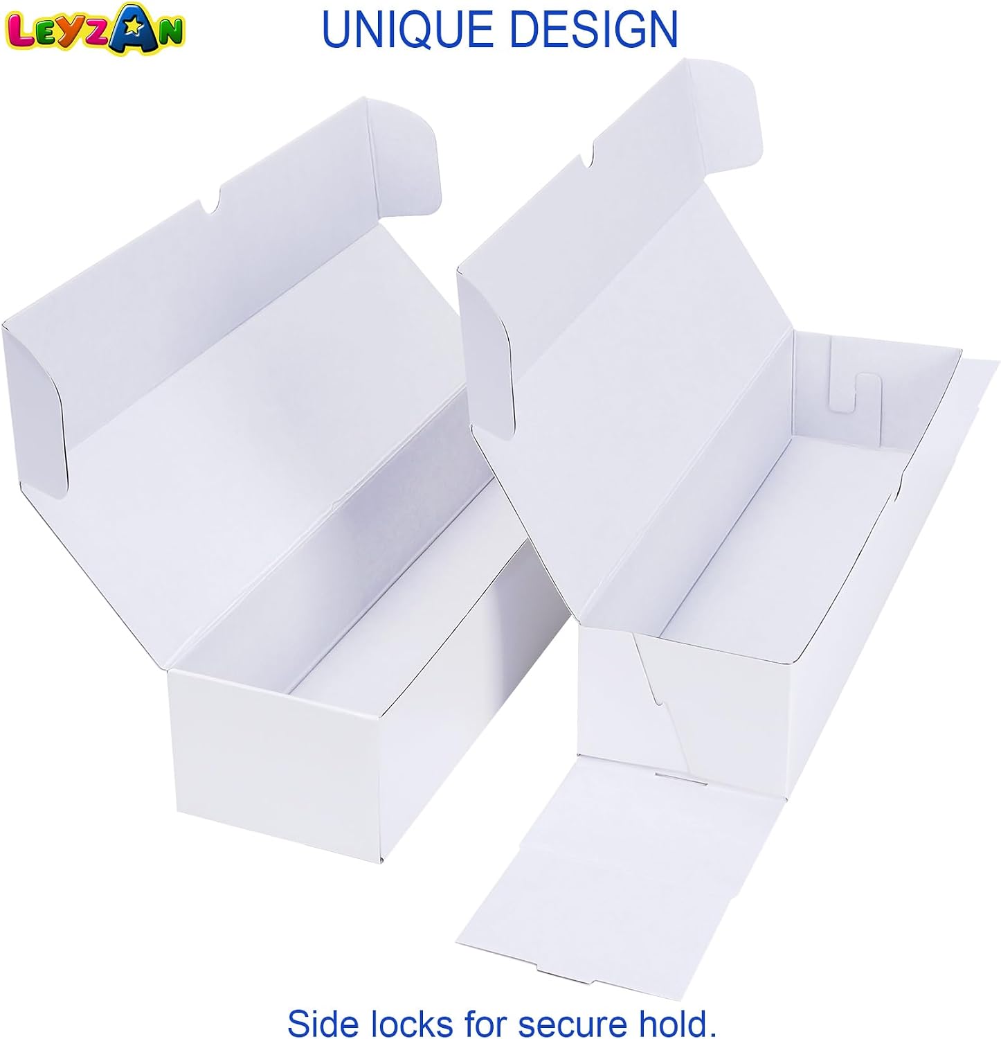 Trading Card Storage Box, 8-Pack 1000 Count Cardboard TCG & Sport Card Box | Trading Card Storage with Divider and