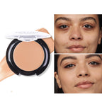 Waterproof Full Coverage Concealer Makeup Kit with Primer Sponge - Matte Liquid Foundation for Face, Eye, and Acne