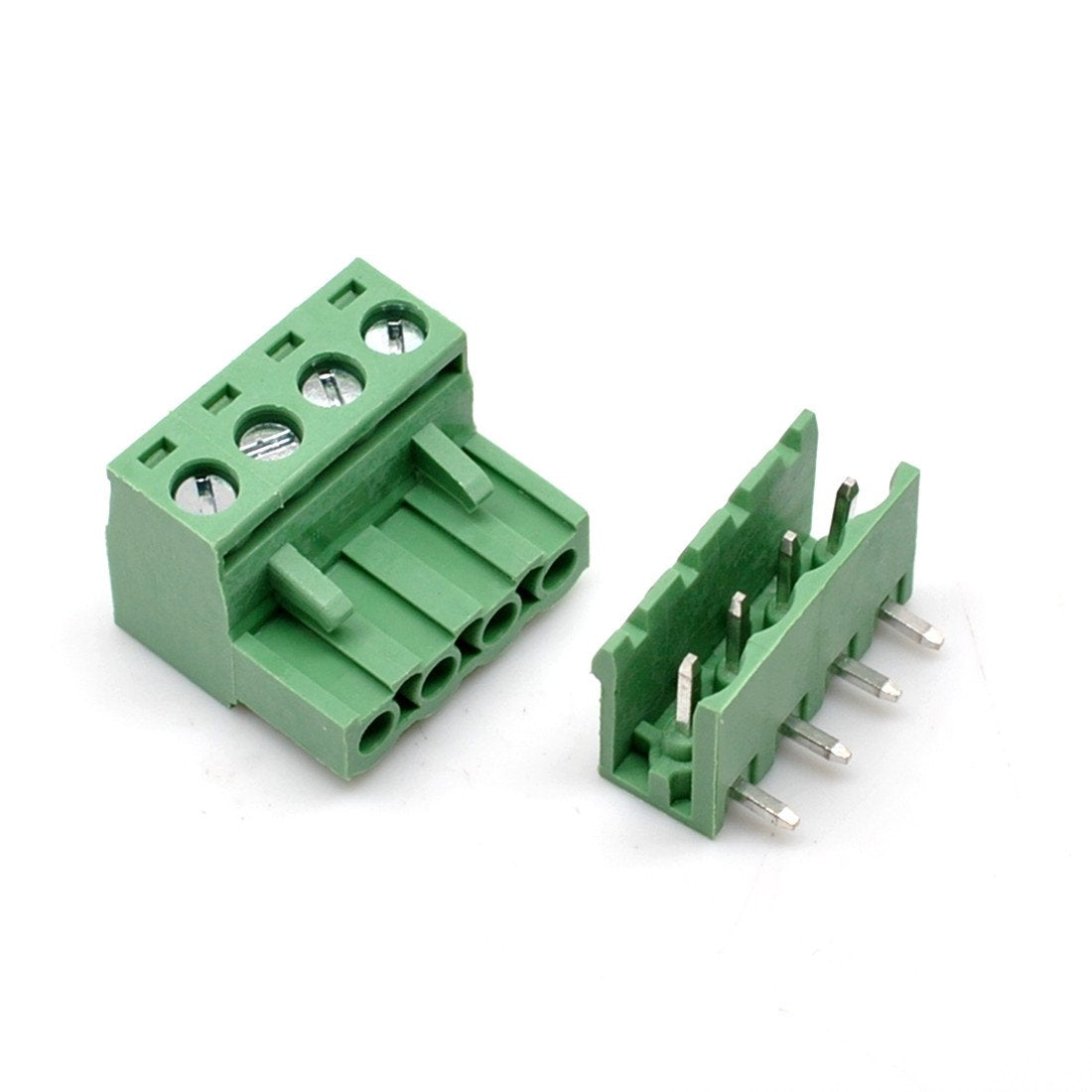 5.08mm 4 Pin Right Angle Pluggable Terminal Block 10 Set
