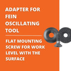 Fein Starlock Adapter Ring with Clamping Screw for Older MultiMaster Tools