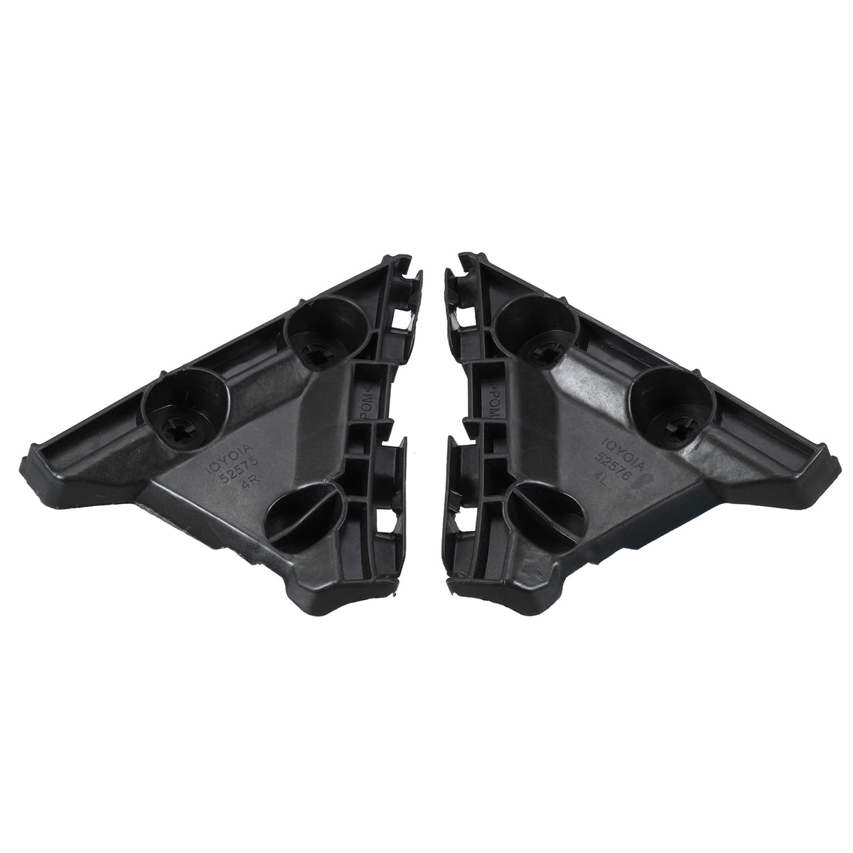 VekAuto 1 Pair Bumper Mounting Support Bracket Compatible for Toyota Camry 2007-2011, Left Right Bumper Retainer Set Plastic Black