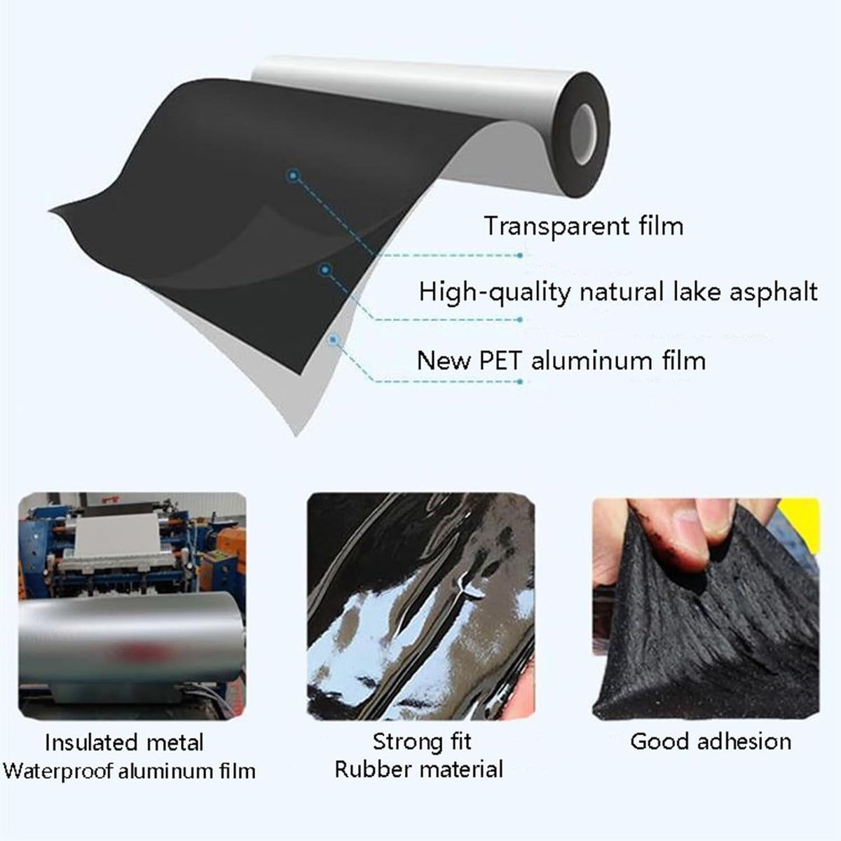 Flashing Tape for Roofs，Self-Adhesive Sheds Roofing Felt，Synthetic Waterproof Roof Underlayment ，for Roof Leaks