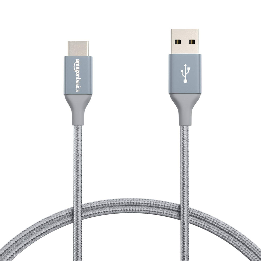 Nylon Braided USB-C to USB-A 2.0 Fast Charging Cable, 480Mbps Speed, USB-IF Certified, Charge and Sync, for Apple