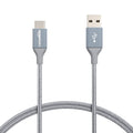 Nylon Braided USB-C to USB-A 2.0 Fast Charging Cable, 480Mbps Speed, USB-IF Certified, Charge and Sync, for Apple