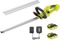 20V 22" Cordless Hedge Trimmer with 2 x 2.0Ah Battery and Charger | Handheld Electric Hedge Trimmer, Lightweight