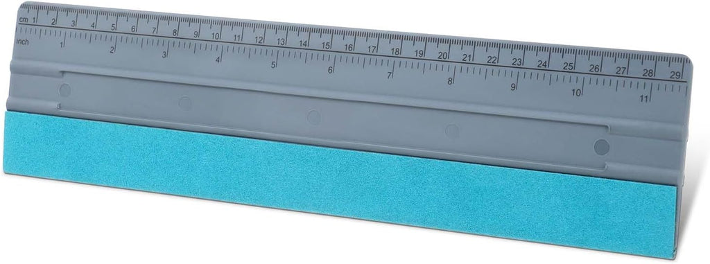 Felt Squeegee, 1Pcs 12 Inch Vinyl Squeegee Tool Wallpaper Tools Window Tint Squeegees, Universal with 30CM Scale