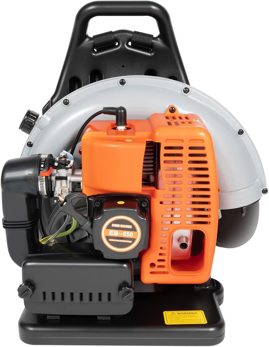 Backpack Gas Powered Leaf Blower, Commercial 2.7kW 850CFM 63CC 4.3HP 2-Stroke Powerful Lightweight Gasoline Grass