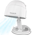 Portable Height Adjustable Hooded Hair Dryer, White