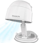 Portable Height Adjustable Hooded Hair Dryer, White