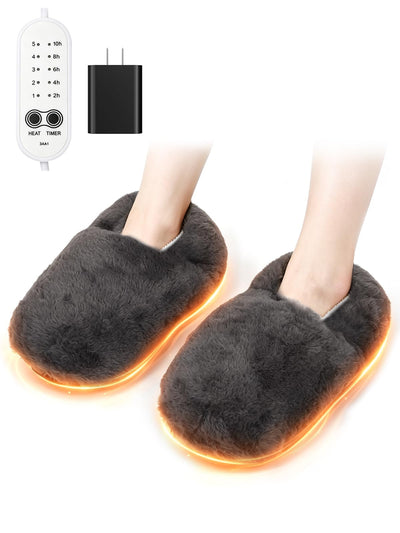 Electric Heated Foot Warmers for Cold Feet USB Heated Booties to Women Men