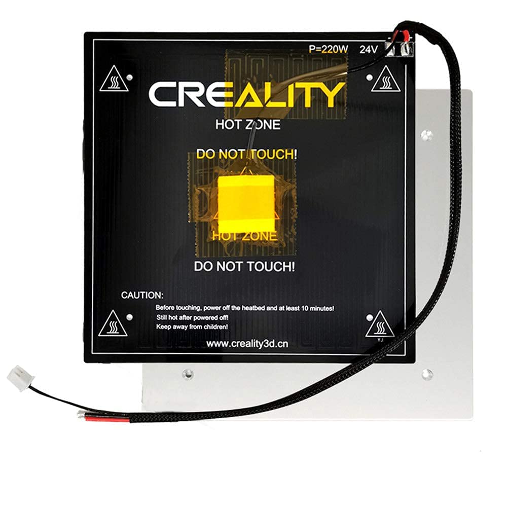 Ender 3 Heated Bed with Cable 24V 220W Compatible with Creality Ender 3, Ender 3 Neo, Ender 3 pro, Ender 3 V2, Endder