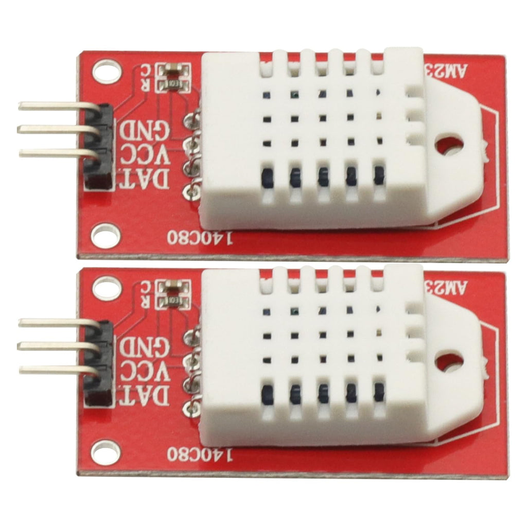 2 Pcs AM2302 DHT22 Digital Temperature and Humidity Sensor Module 5V Single Bus Interface for arduino,Temperature Humidity Sensor