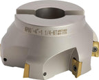 CME 4" 90° Indexable Face Mill, Incl 6 APKT1604 Inserts