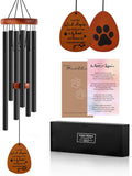 Dog Memorial Gifts for Loss of Dog, 26" Pet Memorial Wind Chime, Pet Loss Sympathy Gift, Pet Memorial Gifts for Dogs