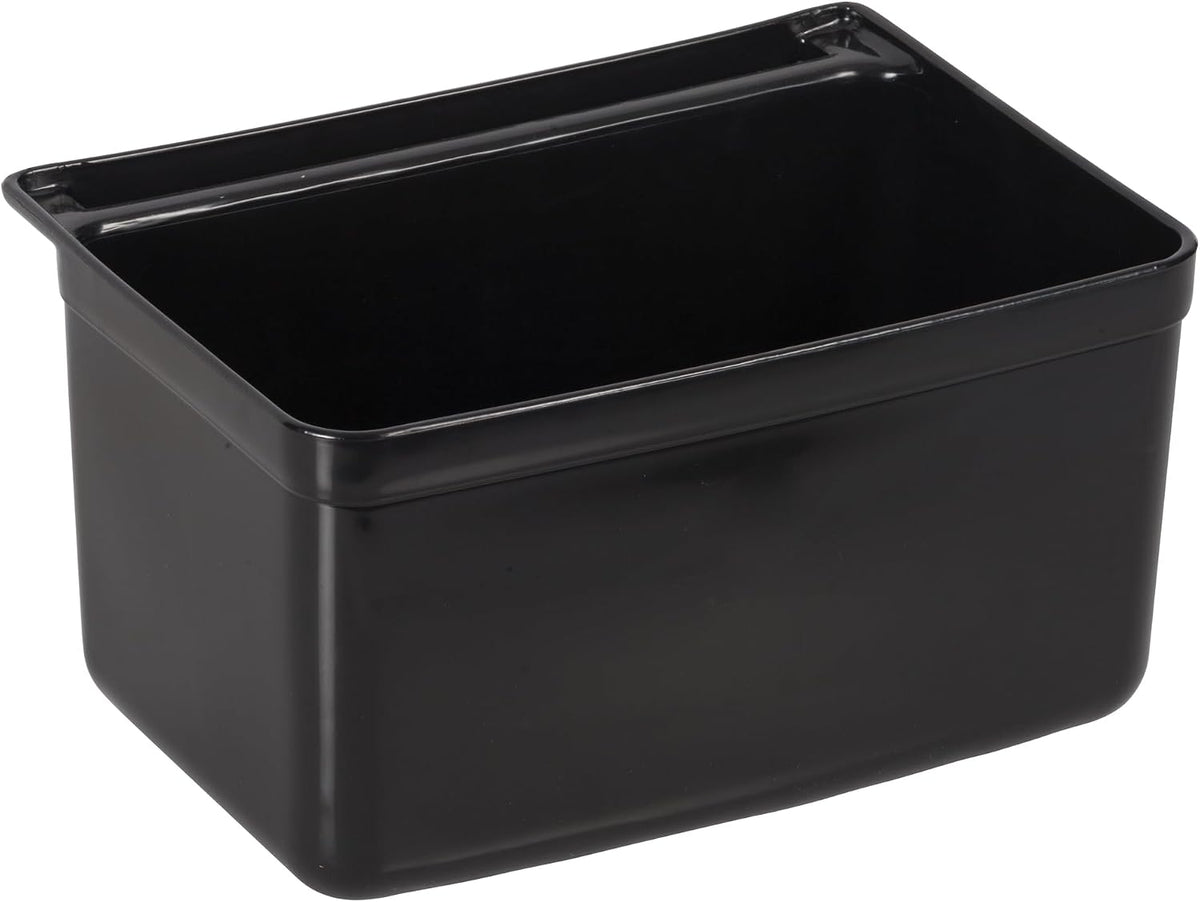 13" x 9" Black Silverware Bin